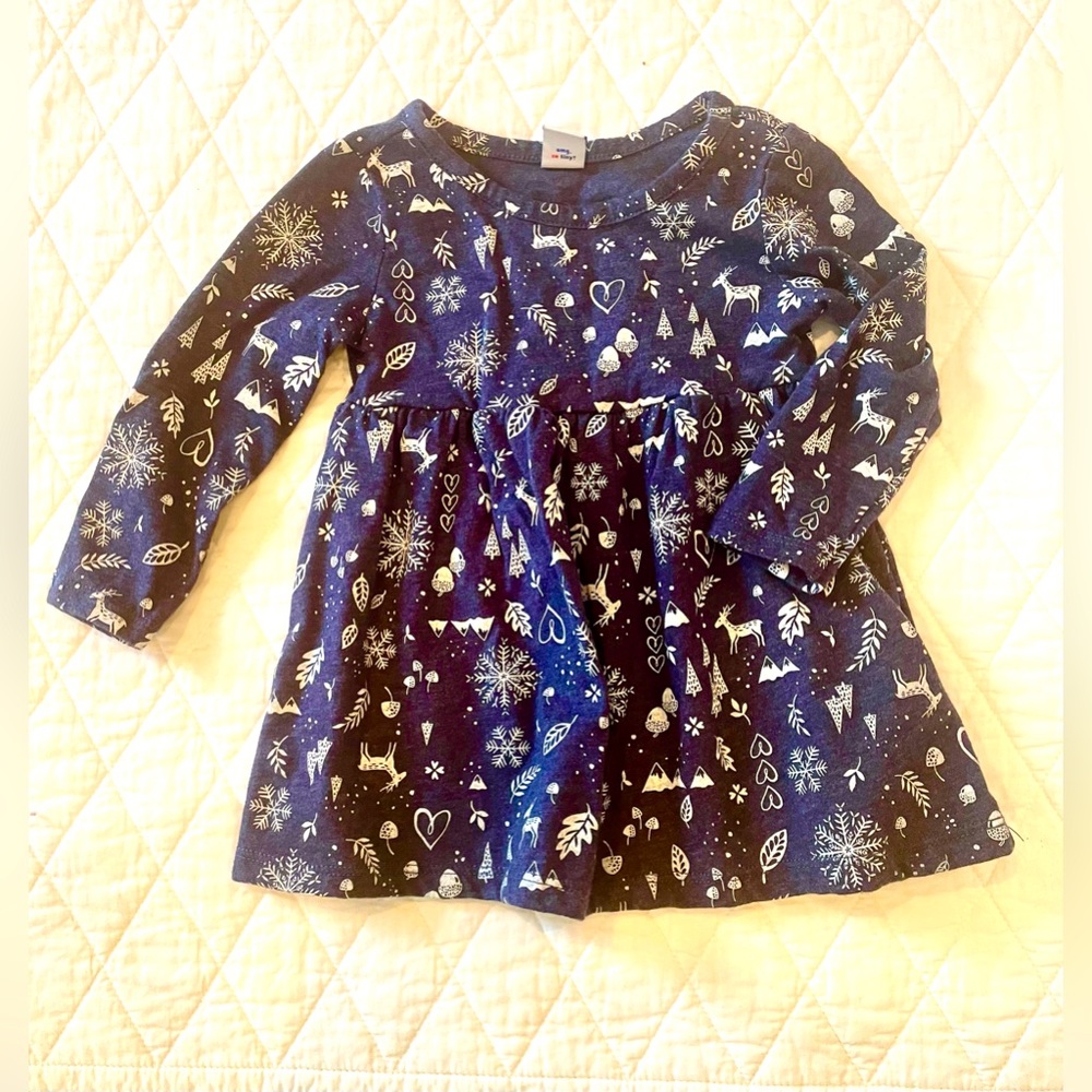 ❄️ 6-12 Months Old Navy Winter Dress